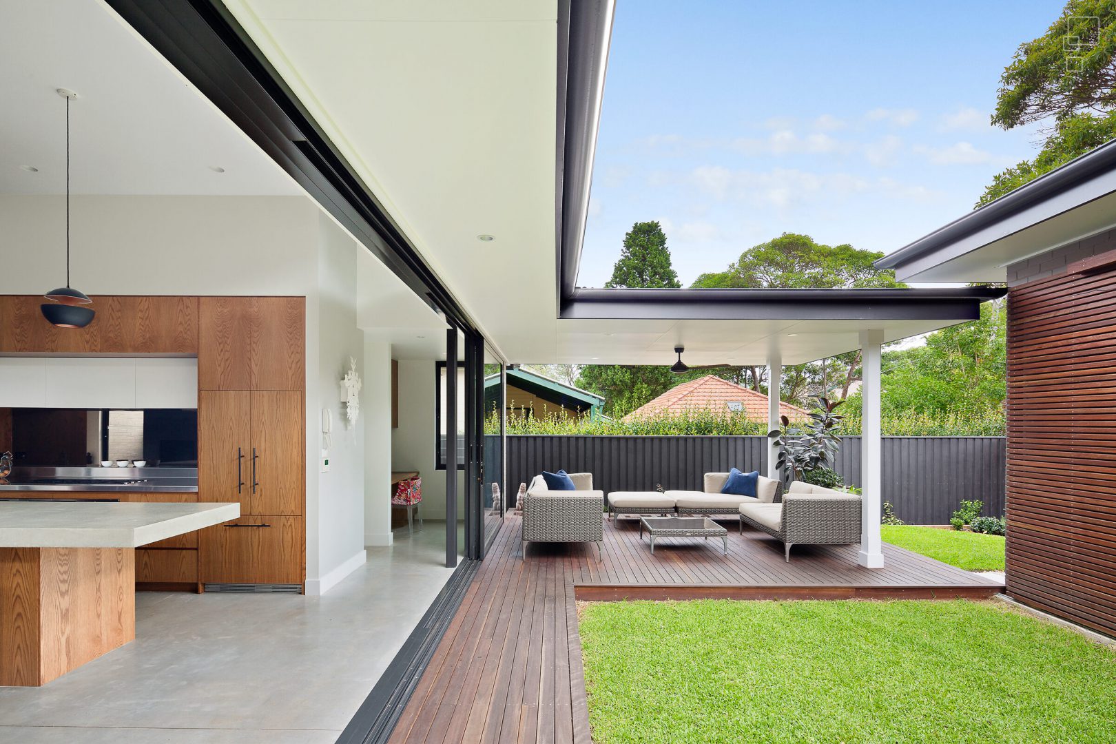 Rear Exterior and Deck